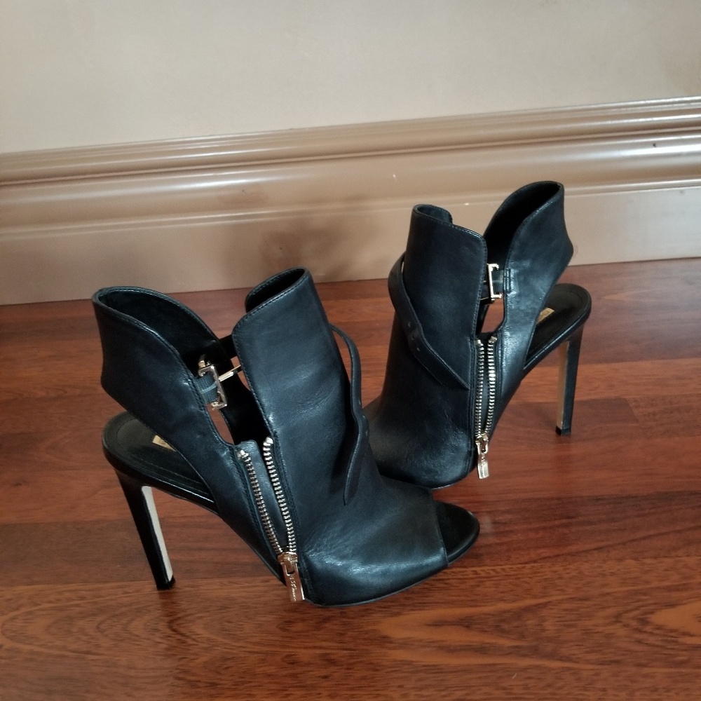 Black and Gold Booties